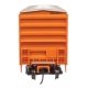 50′ ACF Exterior Post Boxcar - Ready to Run -- New Orleans Public Belt Railroad 4017 (orange, black, red, white)