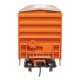 50′ ACF Exterior Post Boxcar - Ready to Run -- New Orleans Public Belt Railroad 4078 (orange, black, red, white)