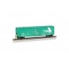 ACF 50′6′ Outside-Braced Boxcar - Flashing Rear End Device - Ready to Run -- Berlin Mills Railway 266 (teal, white)