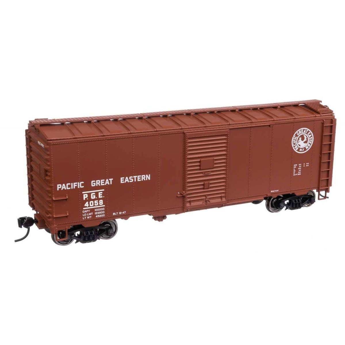 40′ Association of American Railroads 1944 Boxcar - Ready to Run -- Pacific Great Eastern 4058