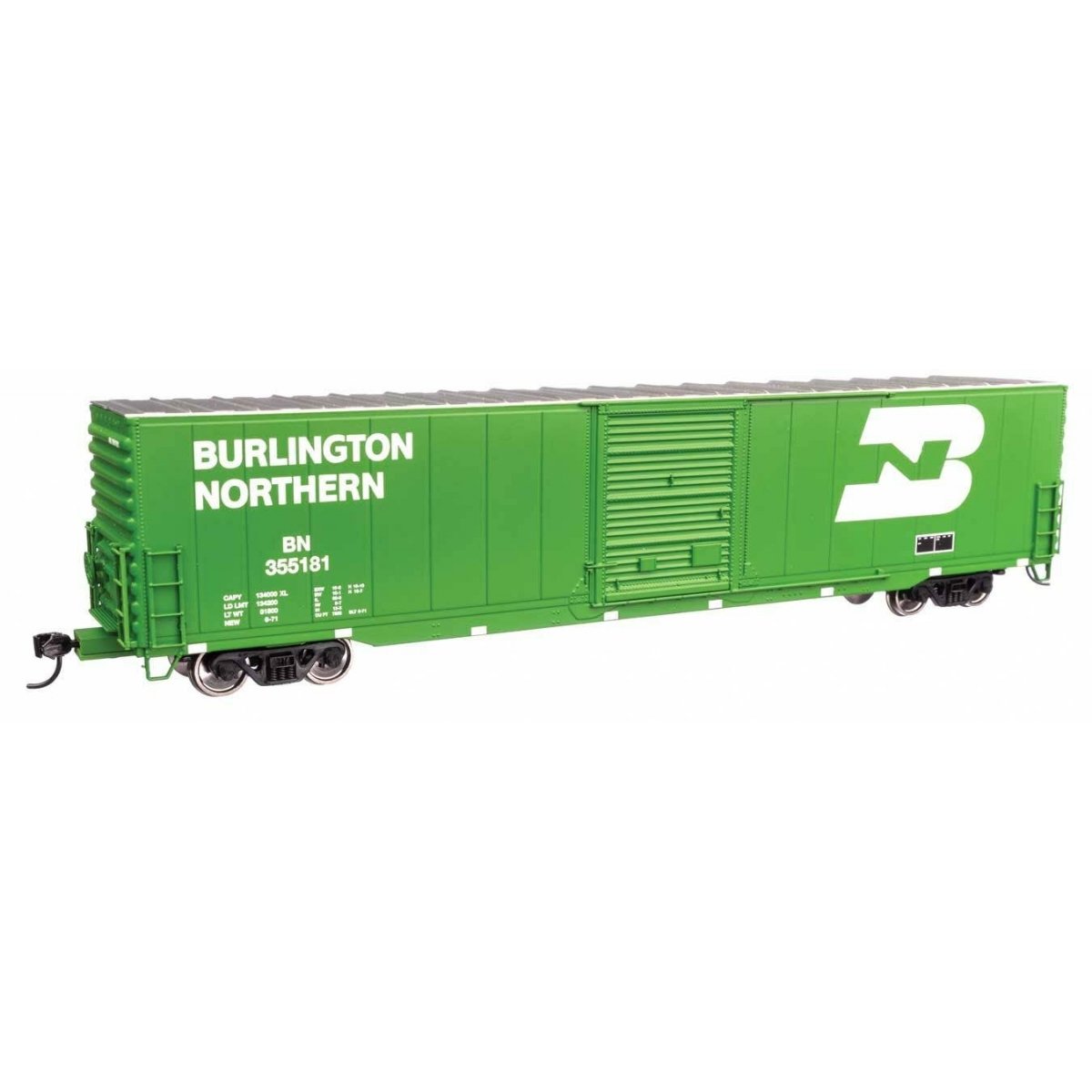 60′ Pullman-Standard Single Door Auto Parts Boxcar - Ready to Run -- Burlington Northern 355181