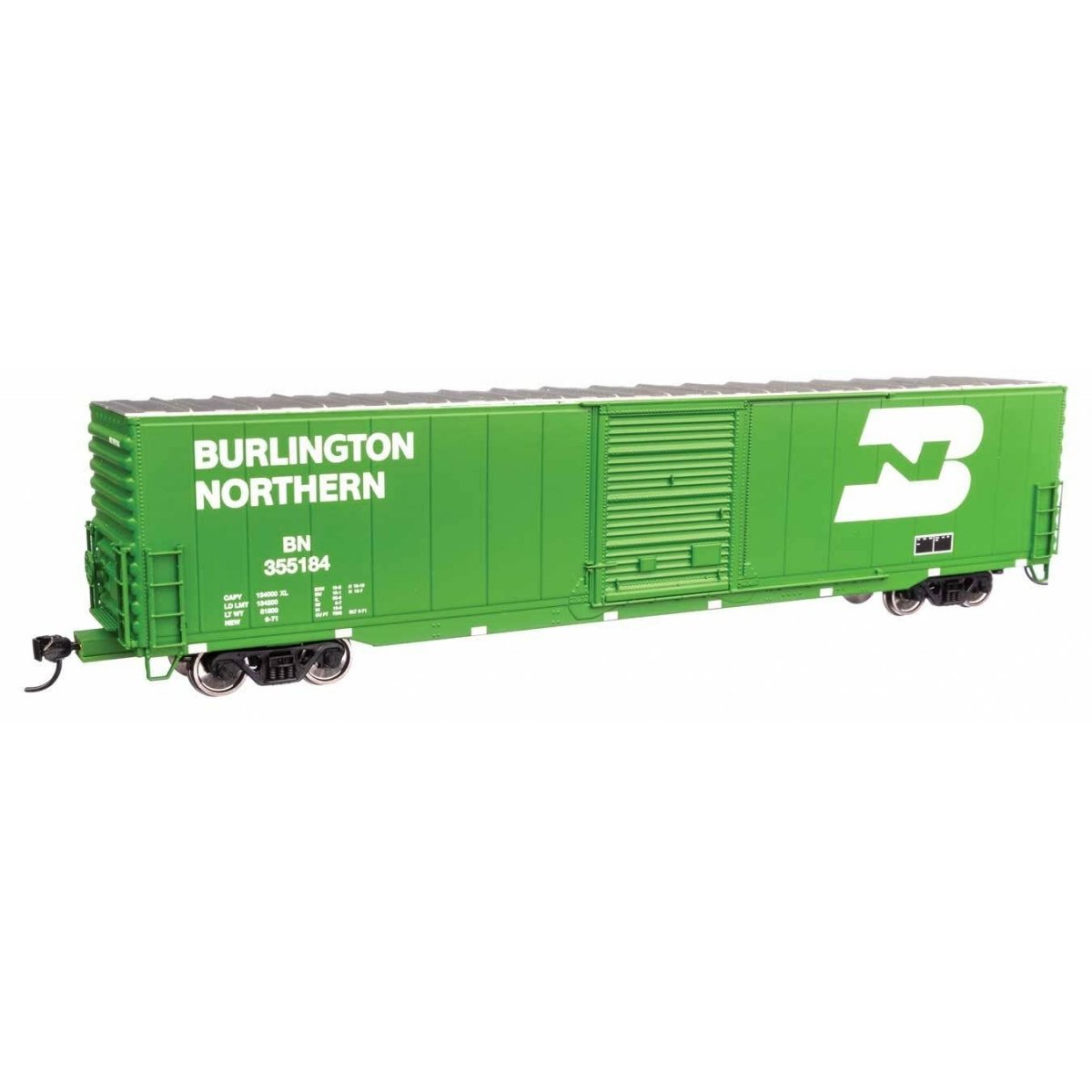 60′ Pullman-Standard Single Door Auto Parts Boxcar - Ready to Run -- Burlington Northern 355184