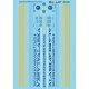 Railroad Decal Set -- Alaska Railroad ARR Modern Hood Diesels, N, Microscale Industries Inc 601461
