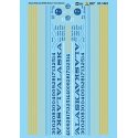 Railroad Decal Set -- Alaska Railroad ARR Modern Hood Diesels, N, Microscale Industries Inc 601461