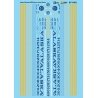 Railroad Decal Set -- Alaska Railroad ARR Modern Hood Diesels, N, Microscale Industries Inc 601461