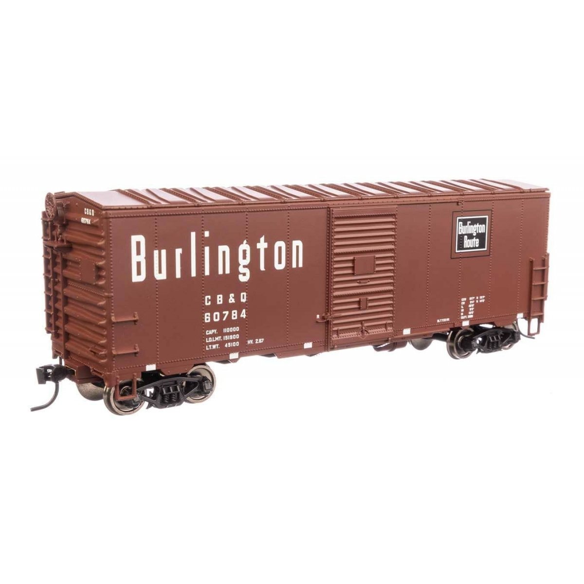 40′ Association of American Railroads Modernized 1948 Boxcar - Ready to Run -- Chicago, Burlington & Quincy 60784