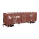 40′ Association of American Railroads Modernized 1948 Boxcar - Ready to Run -- Chicago, Burlington & Quincy 60784