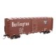 40′ Association of American Railroads Modernized 1948 Boxcar - Ready to Run -- Chicago, Burlington & Quincy 60000