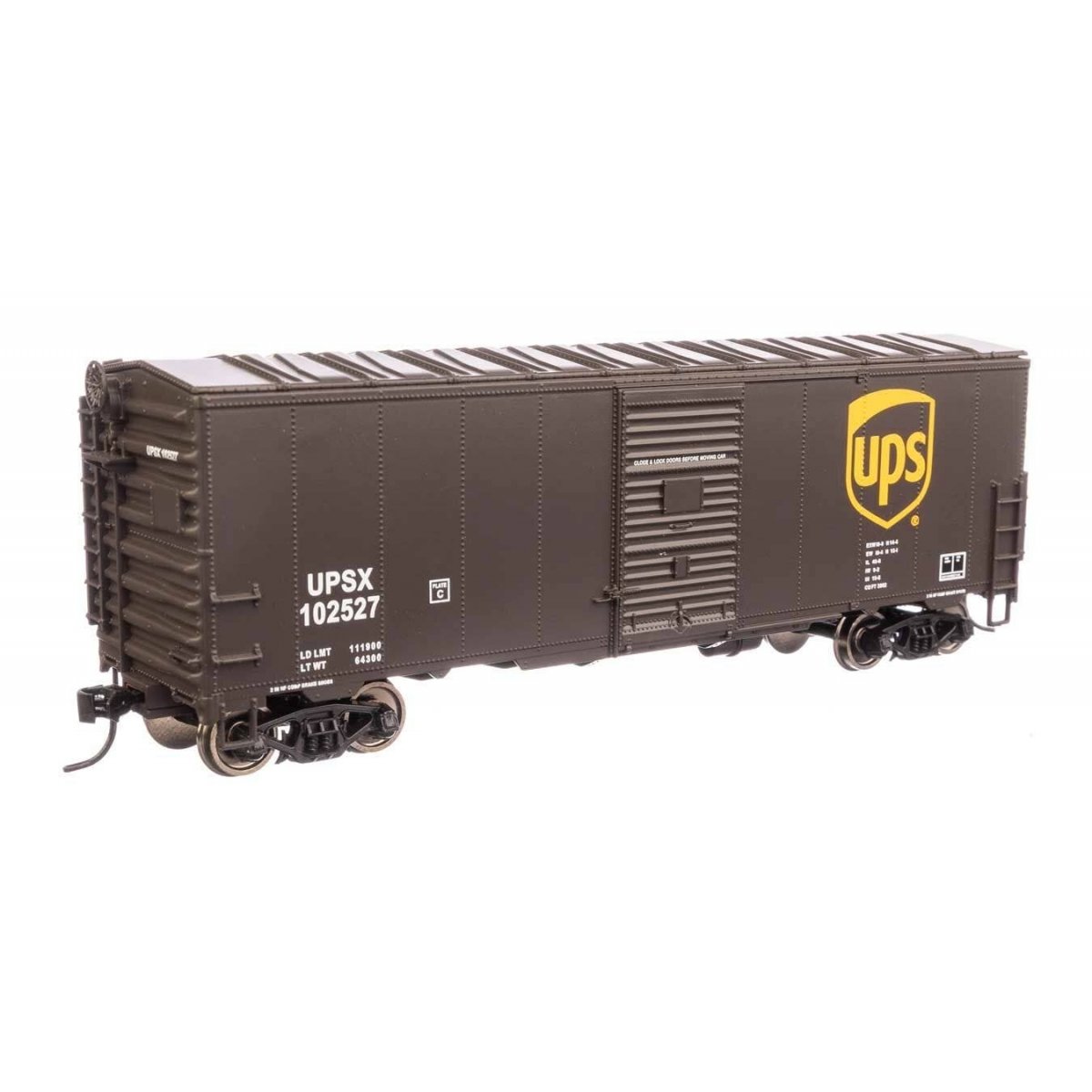 40′ Association of American Railroads Modernized 1948 Boxcar - Ready to Run -- United Parcel Service(R) 102527