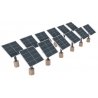 Rooftop Solar Panels -- Kit, HO, Walthers SceneMaster 4196