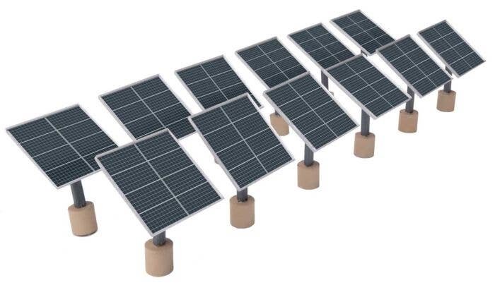 Rooftop Solar Panels -- Kit, HO, Walthers SceneMaster 4196