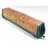 Cast Resin Freight Car Load -- Pulpwood for Walthers 52′ Cars (932-5780 Series), HO, Chooch Enterprises 7259