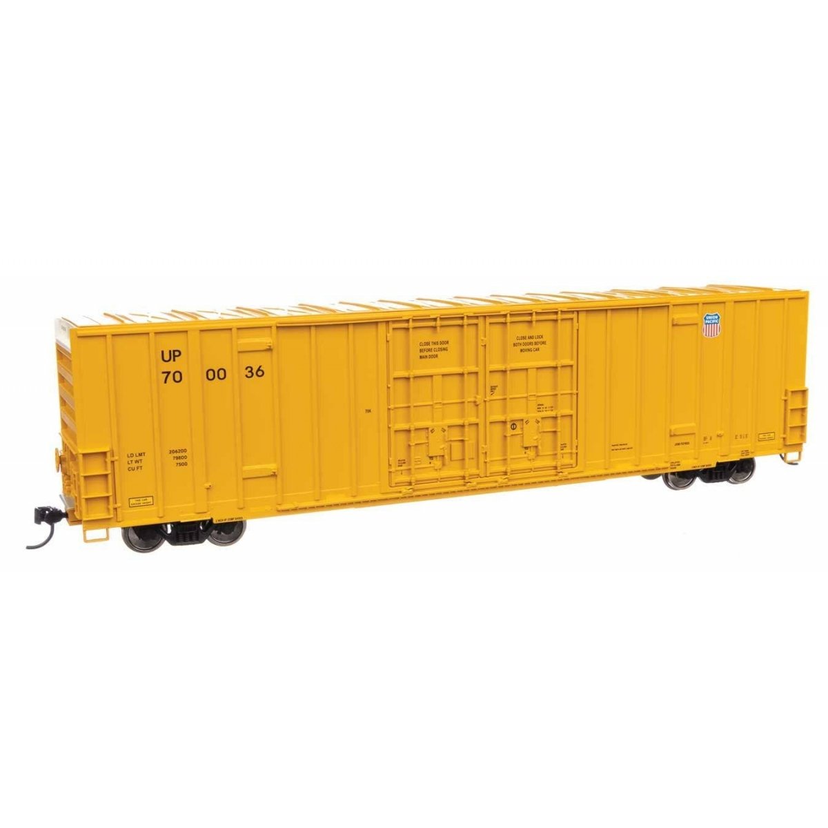 60′ High Cube Plate F Boxcar - Ready to Run -- Union Pacific(R) 700036