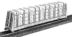 60′ Flatcar Lumber Load Kit -- Weyerhauser Building Products, HO, Jaeger HO Products 5400