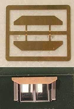 Diesel Sun Shade, Etched Brass, HO, Cal Scale 535