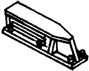 Sinclair Antenna -- Long Type pkg(4), HO, Details West 274