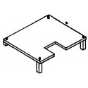 Antenna Mounting Stands pkg(2) -- Style 1, HO, Details West 222