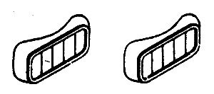 Auxiliary Numberboards for Switchers -- For F7 A-Units pkg(2), HO, Details West 165