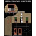 Window Air Conditioning Unit -- Gray pkg(4), HO, Hi-Tech Details 8011