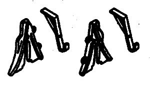 Diesel Parts -- Rerail Frog Set (Right & Left), HO, Details West 119