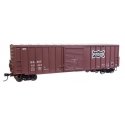 50′ ACF Exterior Post Dreadnaught End Plate B Boxcar - Ready to Run -- St. Louis - San Francisco Frisco 42410, HO, WalthersMai