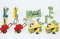 Workshop Equipment, HO, Preiser Kg 17185