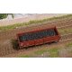 Real-Coal Load -- Fits European 2-Axle Gondola w/Side Doors, HO, Busch Gmbh & Co Kg 1680