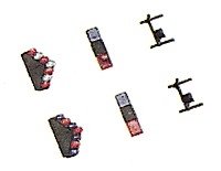 Emergency Accessory Set -- Modern American 1, HO, Busch Gmbh & Co Kg 49961