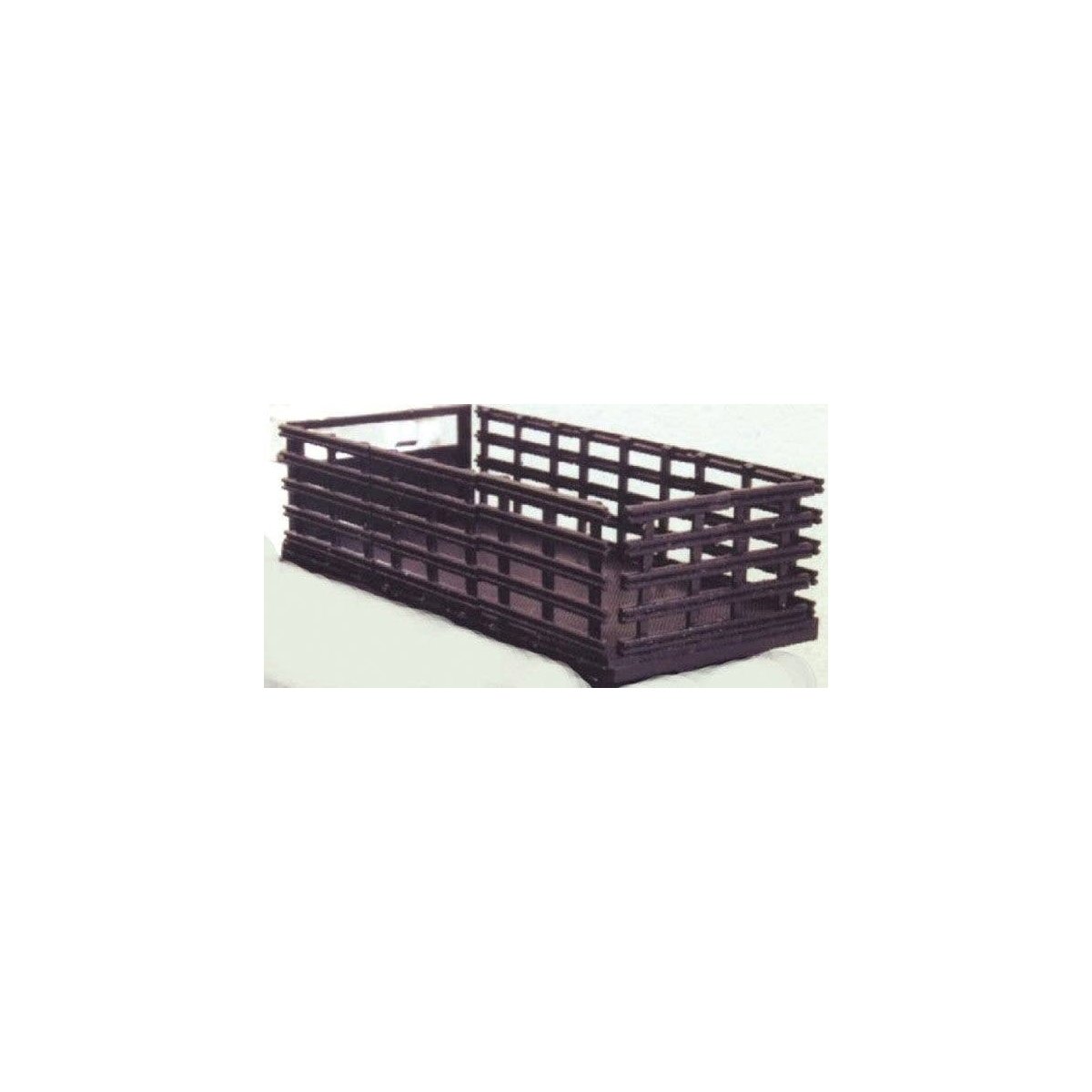 Stake Bed Only (Steel Type) -- Molded Black, HO, Lonestar Models 7021