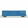 Gunderson 7550 Double Plug-Door Boxcar - Ready to Run - Master(R) -- GATX LRS 141049 (blue, white)