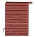 7′ Youngstown Boxcar Door w/High Tack Board pkg(2) -- Red Oxide, HO, Kadee Quality Products 2234