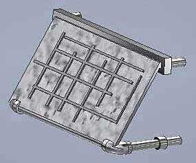 Cab Window Shade Cloth -- Open Position pkg(2), HO, Cal Scale 679