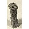 Decorative Square Brick Chimney -- Unpainted Cast Resin 1-5/16′ 3.3cm Tall pkg(3), HO, Bar Mills LLC 2038