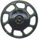 Universal Type Brake Wheels pkg(8) -- Black, HO, Kadee Quality Products 2043