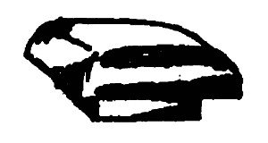 ALCO Steam Generator Intake Vents (Brass Castings pkg(2), HO, Custom Finishing 206