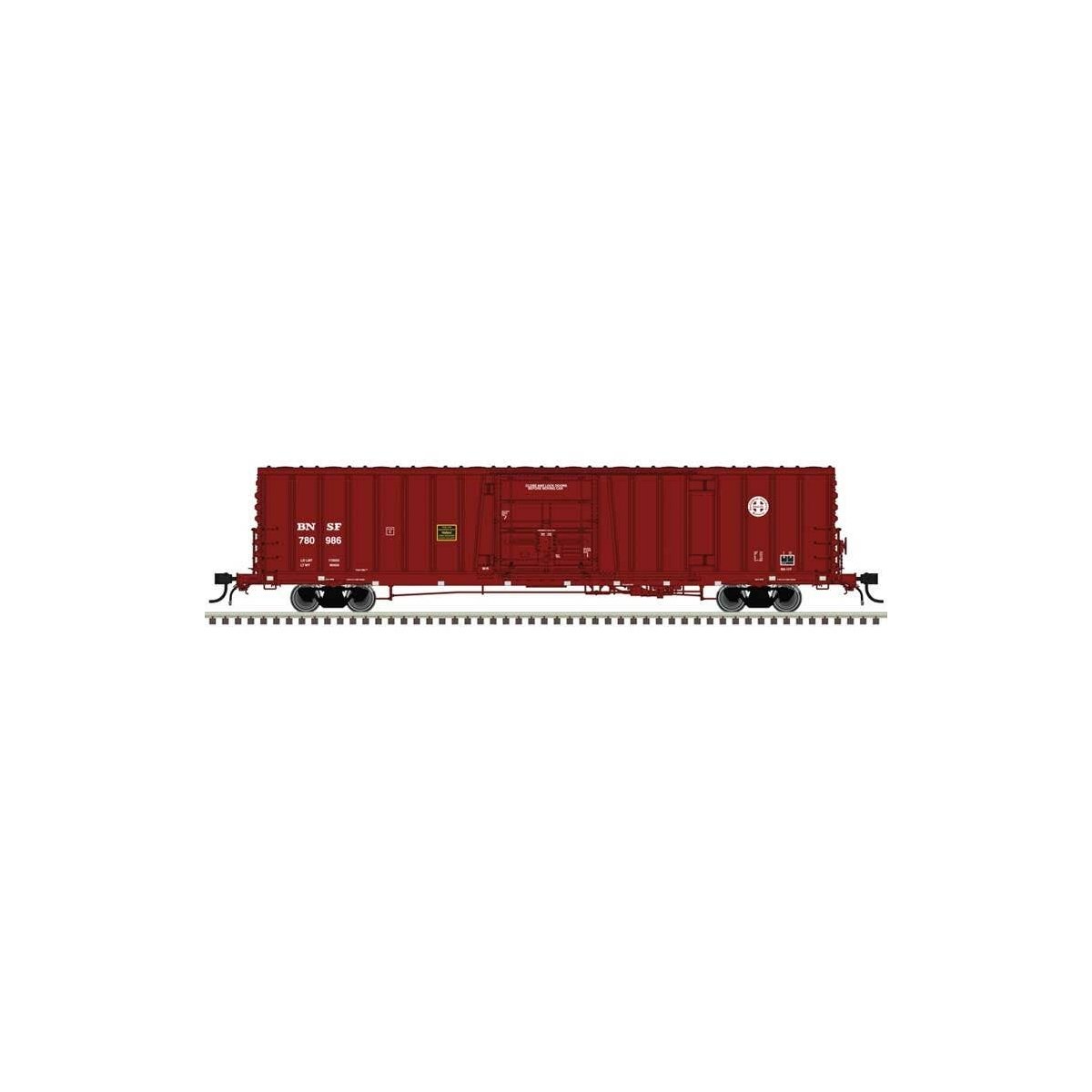 Class BX-177 Plug-Door Boxcar - Ready to Run - Master(R) -- BNSF Railway 781024 (Boxcar Red, White Circle Cross Logo)