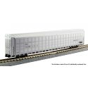 Aluminum Enclosed Auto Carrier 4-Pack - Ready to Run -- Canadian National 712846, 712849, 712853, 712952 (silver, black) N, Kato