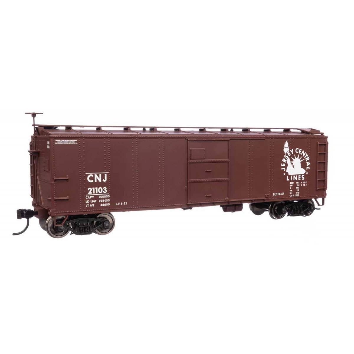 40′ Early X29 Boxcar - Ready to Run -- Central Railroad of New Jersey 21103
