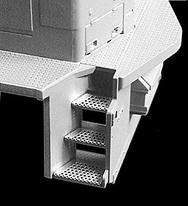 Engine Step Set (Photo-Etched Brass) -- For Athearn SD50, HO, Cannon & Company 2011