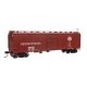 40′ Early X29 Boxcar - Ready to Run -- Pennsylvania Railroad 568025 Circle Keystone (Tuscan, white)
