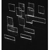 Windows - Laser Cut `Glass` -- For Cab Kits 1501 & 1502 (Sold Separately), HO, Cannon & Company 1505