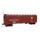 40′ Early X29 Boxcar - Ready to Run -- Pennsylvania Railroad 570530 Circle Keystone (Tuscan, white)
