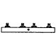 Queenposts & Beams pkg(4) -- 6′ 15.2cm, HO, Grandt Line Products Inc 5180