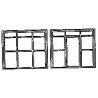 Warehouse/Factory Office Door and Window Set -- Scale 115 x 97′ 292 x 246cm pkg(2), N, Grandt Line Products Inc 8014