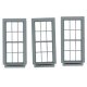 Double-Hung Windows -- 6-Over-6, Scale 38 x 86′ 96.5 x 218cm pkg(3), O, Grandt Line Products Inc 3763