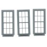 Double-Hung Windows -- 6-Over-6, Scale 38 x 86′ 96.5 x 218cm pkg(3), O, Grandt Line Products Inc 3763