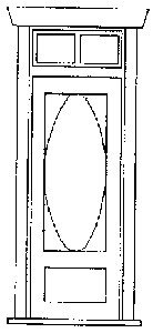 Residence Door -- With Oval Window/Frame/Transom, O, Grandt Line Products Inc 3605