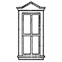 Windows -- Double-Pointed, Scale 33 x 88′ 83.8 x 224cm pkg(8), HO, Grandt Line Products Inc 5220