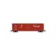 50′ Single-Door Boxcar No Roofwalk - Ready to Run -- Santa Fe 12844 (Boxcar Red, Texas Chief Slogan)