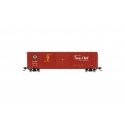 50′ Single-Door Boxcar No Roofwalk - Ready to Run -- Santa Fe 12844 (Boxcar Red, Texas Chief Slogan), HO, Rivarossi HR6662C